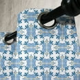 thumbnail image 3 of Ambesonne Traditional Grommet Curtain, Roman Easten Tiles, 50" x 120", Blue Yellow, 3 of 6