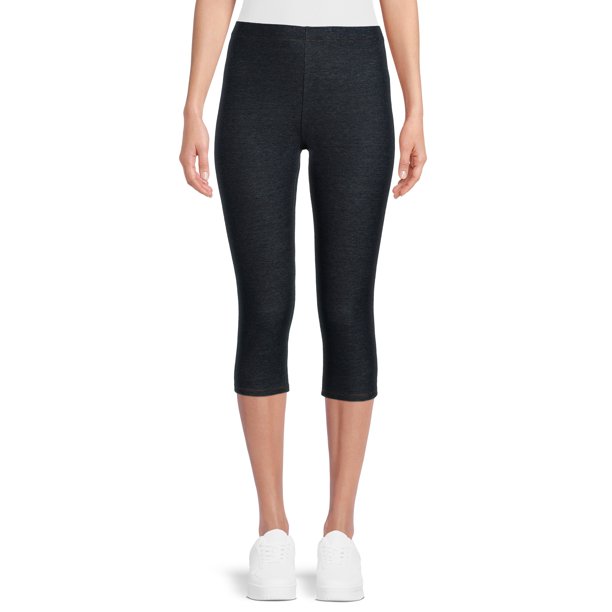 No Boundaries Juniors Mid Rise Capri Leggings, Sizes S3X