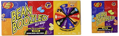 Jelly Belly 3.5 oz BeanBoozled Spinner Wheel Gift Box Game +1 Extra 1.6 oz BeanBoozled... by