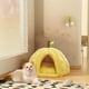 thumbnail image 5 of Camas de Gato para Gatos de Interior Cama de Gato, Carpa de Gato, Cama para Perros, Cama de Cueva de Gato Semi Cerrada con Bolas de Peluche, Cama de Gato Cubierta con Almohadillas Lavables Y Desmontab, 5 of 6