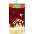 thumbnail image 2 of TS0233 Jupe d'Arbre, 20.50l x 12.50w x 10.00h, Rouge, Or, 2 of 4