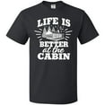 thumbnail image 3 of Inktastic Life is Better at the Cabin with Trees and Moon T-Shirt, 3 of 5