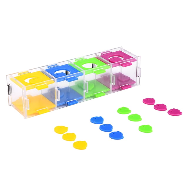 Juguetes para loros Bling Bling coloridos adiestramiento 25*7,5*6 cm