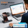 thumbnail image 3 of Cargador inalámbrico DUMTERR 3 en 1 para iPhone, Apple Watch y AirPods, 3 of 7