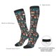 thumbnail image 4 of Fotbe Coffee Lover Print Calcetas Divertidas Estampadas para Hombre y Mujer, Calcetas de Algodón hasta la Rodilla para Caminar, Correr, Enfermería y Embarazo, 4 of 6
