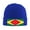 Blue, variant on Guyana Flag Winter Beanie Hats for Men Women Warm Cozy Knitted Cuffed Skull Cap Navy Blue