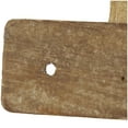 thumbnail image 5 of DecMode 19" x 2" Brown Wood Handmade Live Edge Lake Sign 3 Hanger Wall Hook with Metal Accents, 1-Piece, 5 of 11