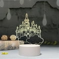 thumbnail image 1 of EGNMCR USB Acrylic Night Light LED Table Desk Bedroom Decor Gift Warm White Lamp led light, 1 of 2