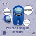 thumbnail image 2 of Peluche Suave Ruz Innersloth Among Us (Impostor 42 cm Azul), 2 of 5