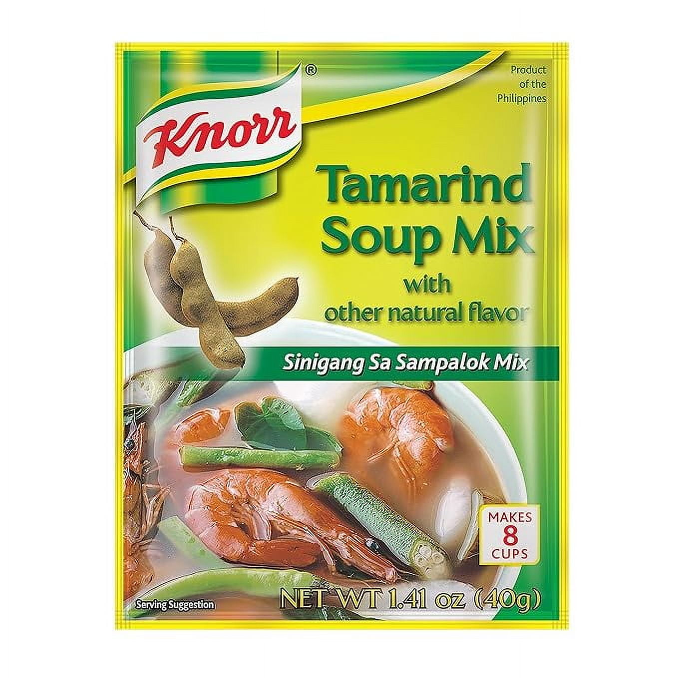 Knorr Sinigang sa Sampalok Mix Gabi 5袋 Knorr Sinigang Sa Sampalok Mix w/ Gabi 40g – Lili Mart