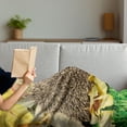 thumbnail image 3 of Hedgehog Soft Flannel Fleece Throw Blanket, Little Hedgehog on Autumn Leaves in Forest Scenes from World, Cozy Plush for Indoor and Outdoor Use, 60" x 80", Brown Earth Yellow Green, by Ambesonne, 3 of 5