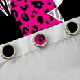 thumbnail image 4 of Homewish Cheetah Leopard Print Black Out Curtains for Girl, Black Pink Butterfly Animal Curtains Pack of 2 (42x63 Each), Stripes Abstract Bedroom Curtains, Living Room Curtains Decor, 4 of 6