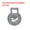 Gray, variant on Uxcell Plastic Cord Lock, Single Hole Toggle Stopper Round Ball Shaped Adjustable Cord Stop Fastener Black