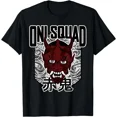 thumbnail image 1 of Camiseta estética Harajuku con máscara de diablo Oni de arte demoníaco japonés para mujer, 1 of 7