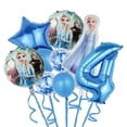 thumbnail image 5 of 9 piezas de globos de la princesa Elsa y Anna de Disney Frozen, decoración para fiesta de cumpleaños infantil, globo de papel de aluminio, 5 of 5