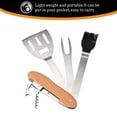 thumbnail image 5 of Mountain Grillers BBQ Multi Tool - Barbecue Combo Utensils Set - Portable Grill Tools Set for BBQ Grilling - Grill Utensil Set for Outdoor - Grilling Accessories Gift for Men - Smoker Kit Accessories, 5 of 6