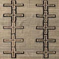 thumbnail image 1 of Ahgly Company Tapis Carrés Abstraits Bruns, Carrés de 6', 1 of 6