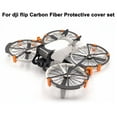 thumbnail image 3 of Carbon Fiber Protective Cover Set For DJI Flip Rear Bracket Protector Bumper Rings Propeller, 3 of 6