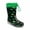 Dark Green Dinosaur, variant on Kids Rain Boots for Boys Toddler Waterproof Rain Boots with Drawstring Easy On Handles, Blue Dinosaur Print Non-Slip Sole, Size 8