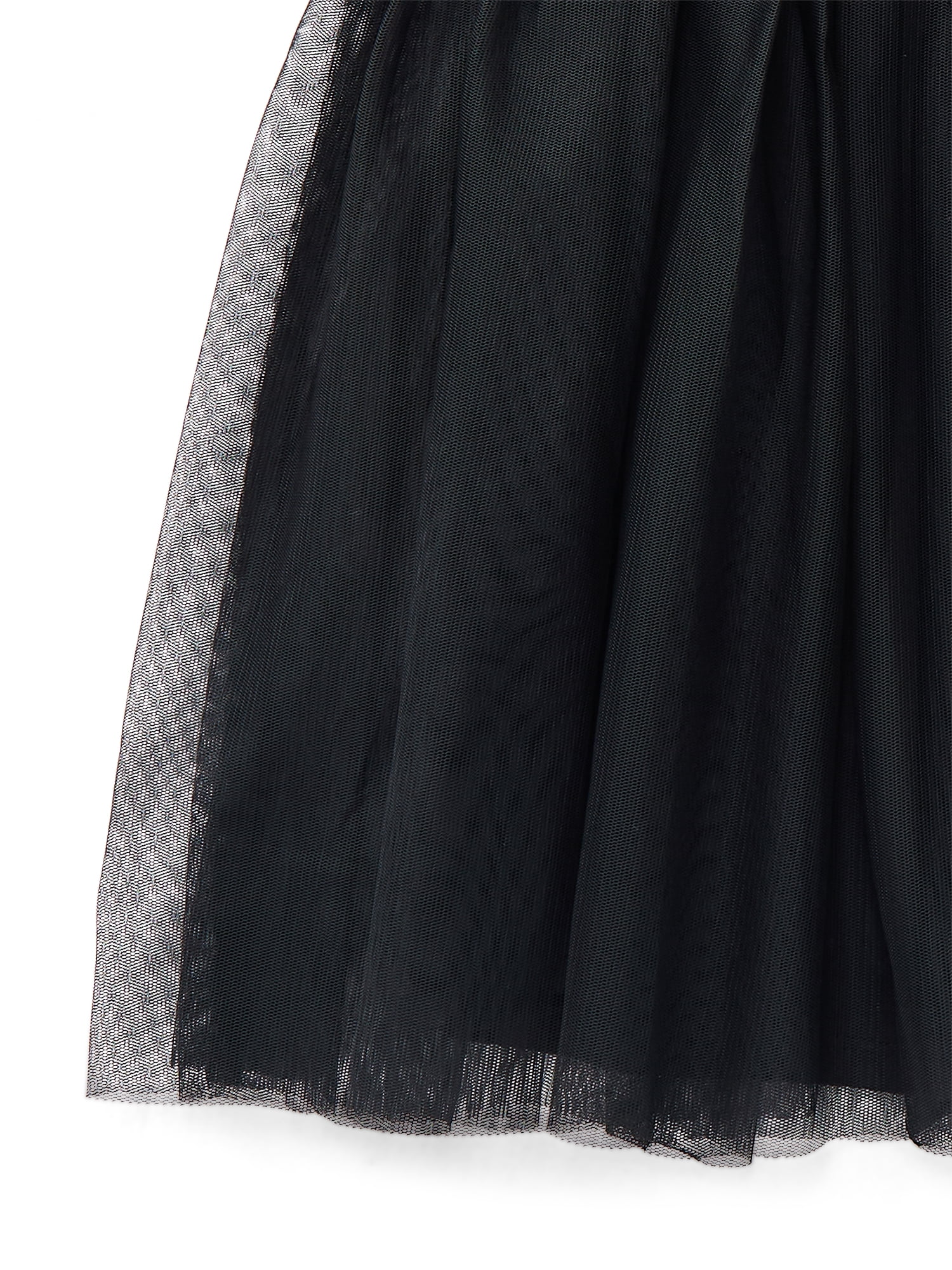 Wonder Nation Girls Mesh Tutu Dress with Short Sleeves, Sizes 4-18 & Plus