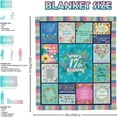 thumbnail image 5 of 17th Birthday Gifts for Girl, 17 Year Old Girl Gift Ideas, Gifts for 17 Year Old Girl Birthday Gifts, 17th Birthday Decorations for Girl, Happy 17th Birthday Flannel Throw Blanket 60"X50", 5 of 6