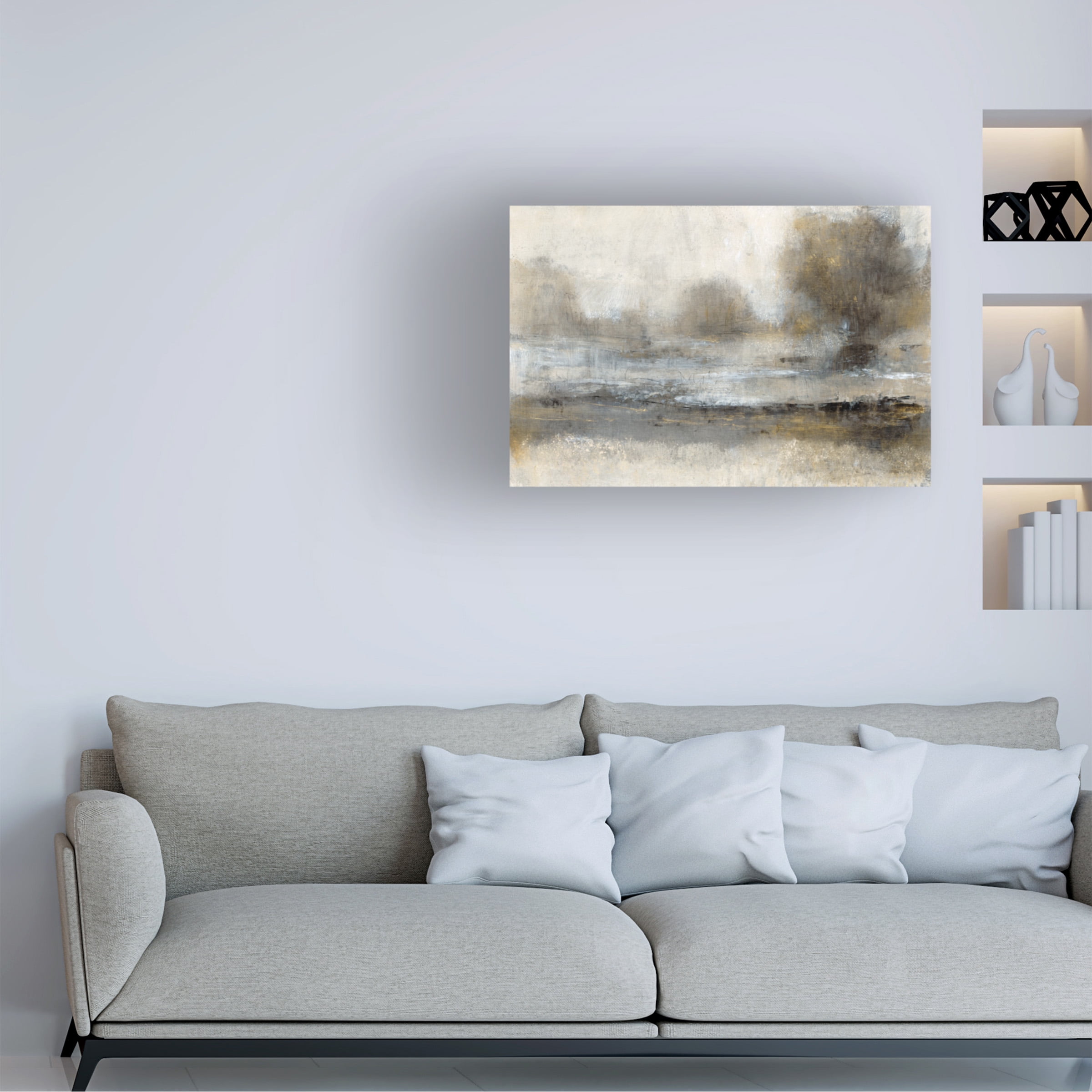 Tim OToole 'Gilt Landscape I' Canvas Art