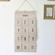 thumbnail image 4 of Organizador colgante de lona con 6 bolsillos - Espacio de almacenamiento para puertas de pared de 28x14 pulgadas para baño, cocina, armario - negro, blanco o gris, 4 of 6