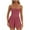 Hot Pink, variant on GEWSEY Women's Summer Sleeveless Rompers Spaghetti Strap Double Lined Shorts Jumpsuit One Piece Outfits (Blue, S)