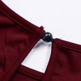 thumbnail image 3 of TIMIFIS Women's Summer Jumpsuit Belted Keyhole Back Short Sleeve Solid Color Jumpsuit on, 3 of 6