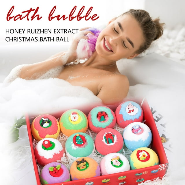 Matoen12 Christmas Bath 12 Boxed Bomb Oil Bath Foot Bath