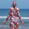 thumbnail image 3 of Generic Womens 3 Piece Swimsuits Sexy Bikini Sets Swimsuit Cover Up Swimwear Bathing Suit Tropical Print Tankini Swimsuit, 3 of 7