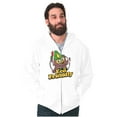 thumbnail image 5 of Woodsy Owl Eco Friendly Cute Forest Zip Up Hoodie Men's Women's Brisco Brands X, 5 of 6