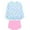 Blue, variant on Wmkox8yii Swimsuits For Toddler Baby Girls Split Swimsuit Ice Cream Print Long Sleeves Shorts Sun Protection Kids Swimsuit Suit
