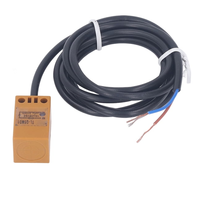 Sensor de proximidad inductivo Detección de 5 mm NPN 2 cables Interruptor de proximidad de inducción de metal cuadrado normalmente abierto 10‑30 VCC