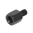 thumbnail image 6 of 2pcs 10mm LH to 8mm LH Black Metal Motorcycle Rearview Mirrors Adapter Bolt Screw, 6 of 6