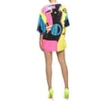 thumbnail image 5 of 2Chique Boutique Women's Multicolor Funky Abstract Print Sequin Top, 5 of 6