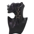 thumbnail image 3 of Women Drop Earrings Fashion Jewelry Stars Charm Texas Lone Star, 3 of 11