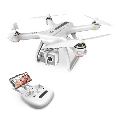 Love Remote Control - Holy Stone HS700 GPS Drone with 1080p HD Camera Live Video Brushless Motor GPS Return Home RC Quadcopter for Adults Beginners Follow Me,5G WiFi Transmission, Fit with GoPro,Color White