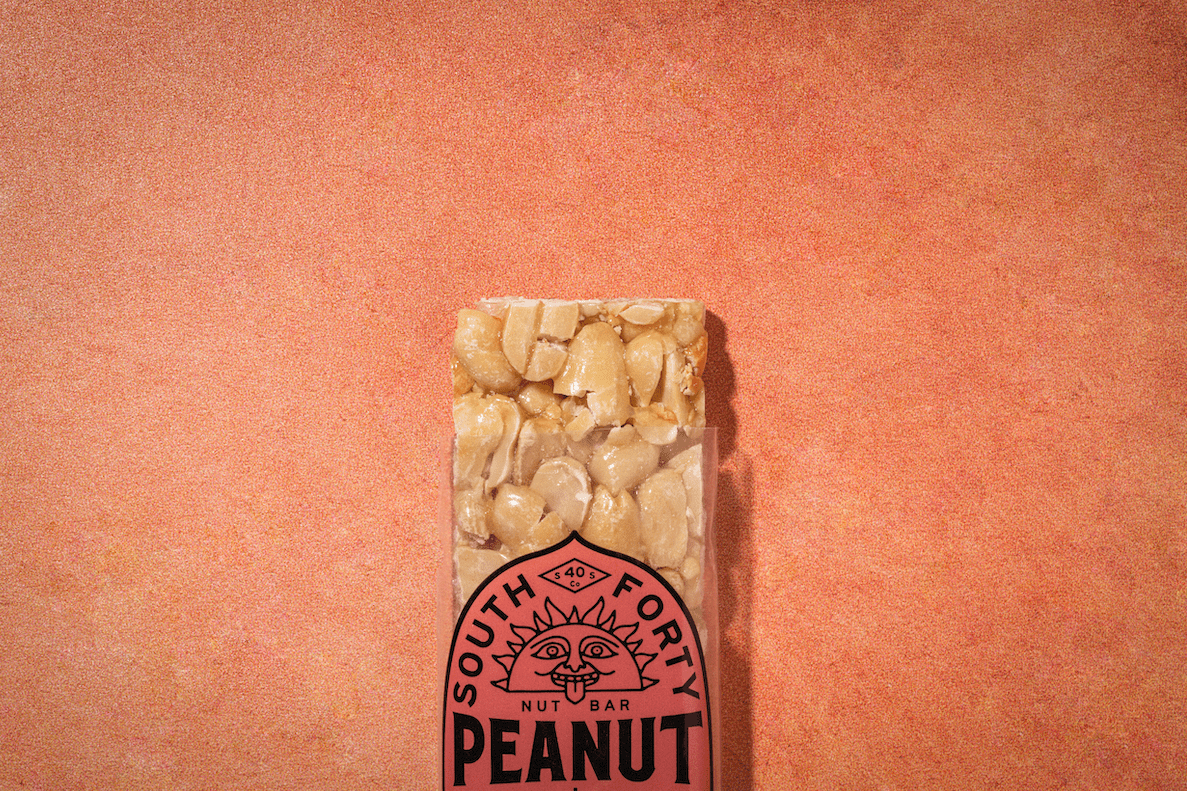 South 40 Snacks Crunchy Natural Protein Peanut Bars, 40g, 12 pack