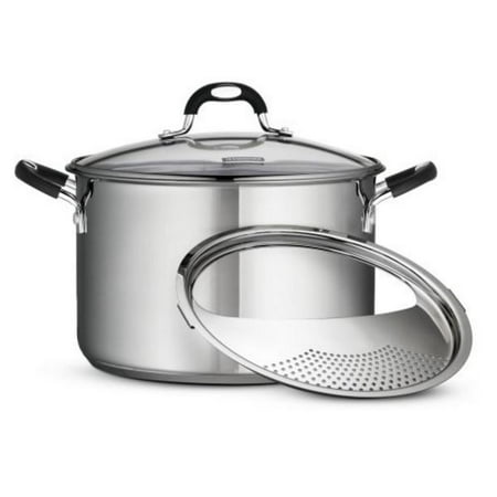 Tramontina Gourmet Stainless Steel 8 Quart Lock and Drain Stock