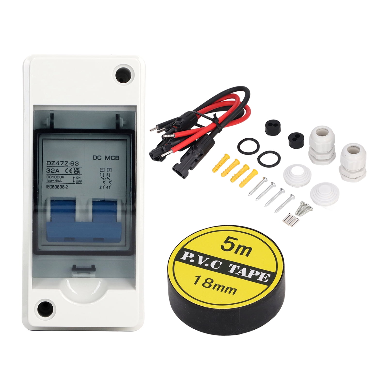 Disconnect Switch Circuit Breaker, Simple To Install IP65 Waterproof DC1000V DC Disconnect