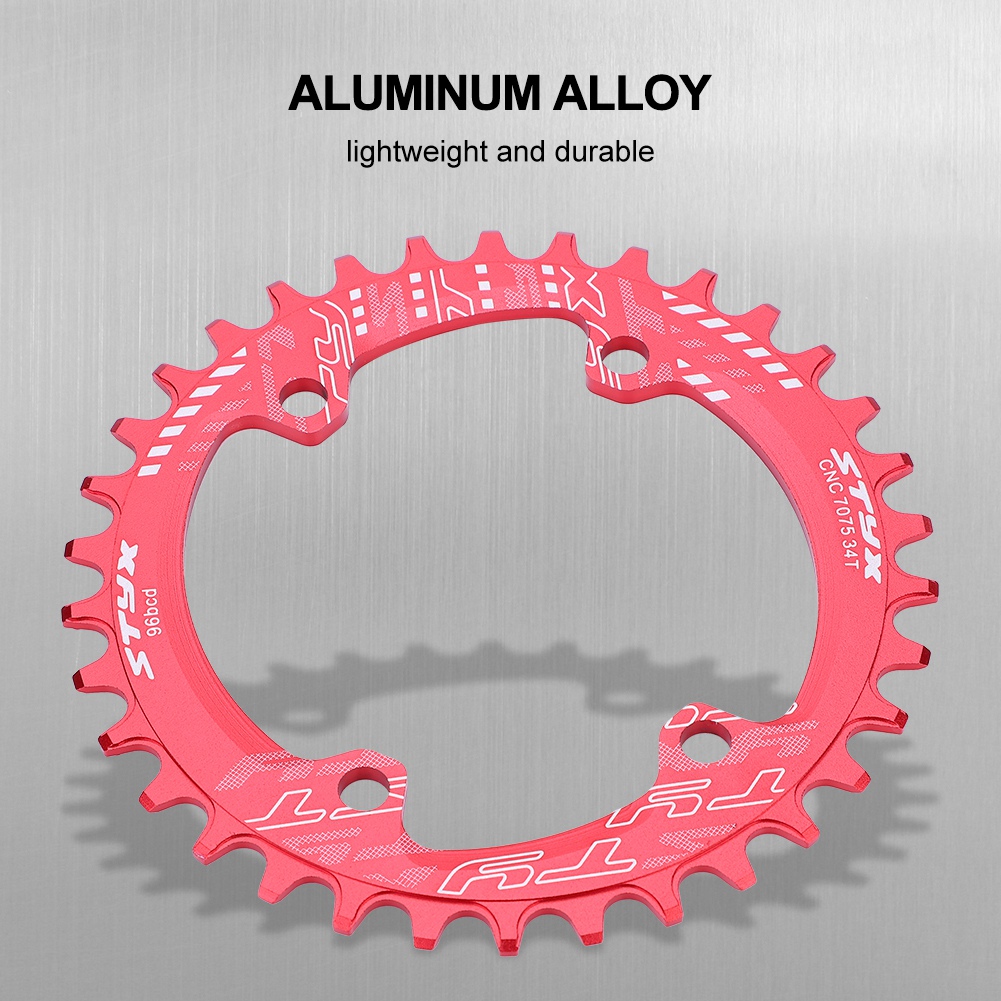 YLSHRF Bicycle Chainring,BCD 96MM Narrow Wide Chainring Single Chain