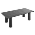 thumbnail image 6 of Modway Nautica Outdoor Patio 87" Rectangular Aluminum Dining Table in Graphite, 6 of 9