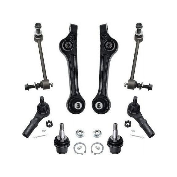 Front Control Arm Ball Joint Tie Rod and Sway Bar Link Kit - Compatible with 2011 - 2019 Dodge Charger 2012 2013 2014 2015 2016 2017 2018
