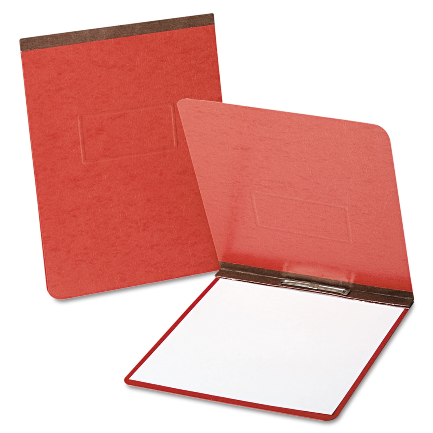 Oxford PressGuard Coated Report Cover Prong Clip Letter 2' Capacity Red 71134