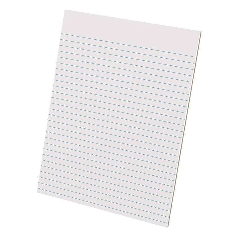Glue Top Pads, Wide/Legal Rule, 50 White 8.5 x 11 Sheets, Dozen Glue Top Pads, Wide/Legal Rule, 50 White 8.5 x 11 Sheets, Dozen