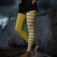 thumbnail image 6 of Dasayo Leggings for Women Slim-Leg High Waist Ultra Soft Jeggings Buttery Soft Striped Stretch Trousers Women Pants L, 6 of 9