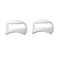 thumbnail image 1 of 2 Herramientas de Fascia Cuadradas de Acero Inoxidable, Tabla Gua Sha, Herramienta Especial para Terapia de Tendones, Lámina Gua Sha para Deportes y Fitness., 1 of 1
