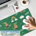 thumbnail image 4 of Long Mouse Pads for Desk,Green Crocodile Rainbow Pattern Desk Mats on Top Of Desks, Desk Mouse Pad Extra Large with 3mm Non-Slip Base and Stitched Edge for Gaming,Office,Work,Home 31.5"x11.8", 4 of 6