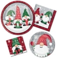 thumbnail image 2 of Creative Converting 359495 Holiday Gnomes Luncheon Paper Napkin, 2 of 2